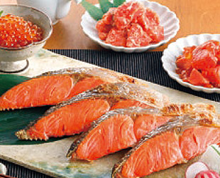 はこだて海商の北海道産紅鮭いくらルイベセット